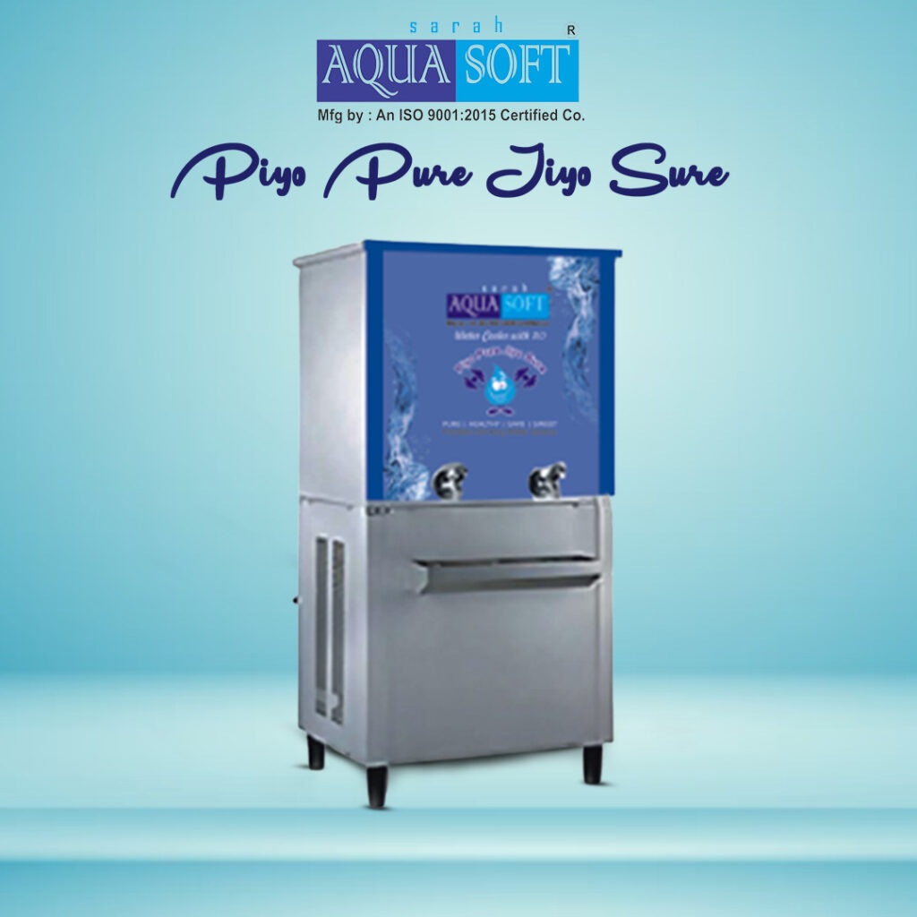 100 LPH Water Cooler with Inbuilt RO Aquasoft