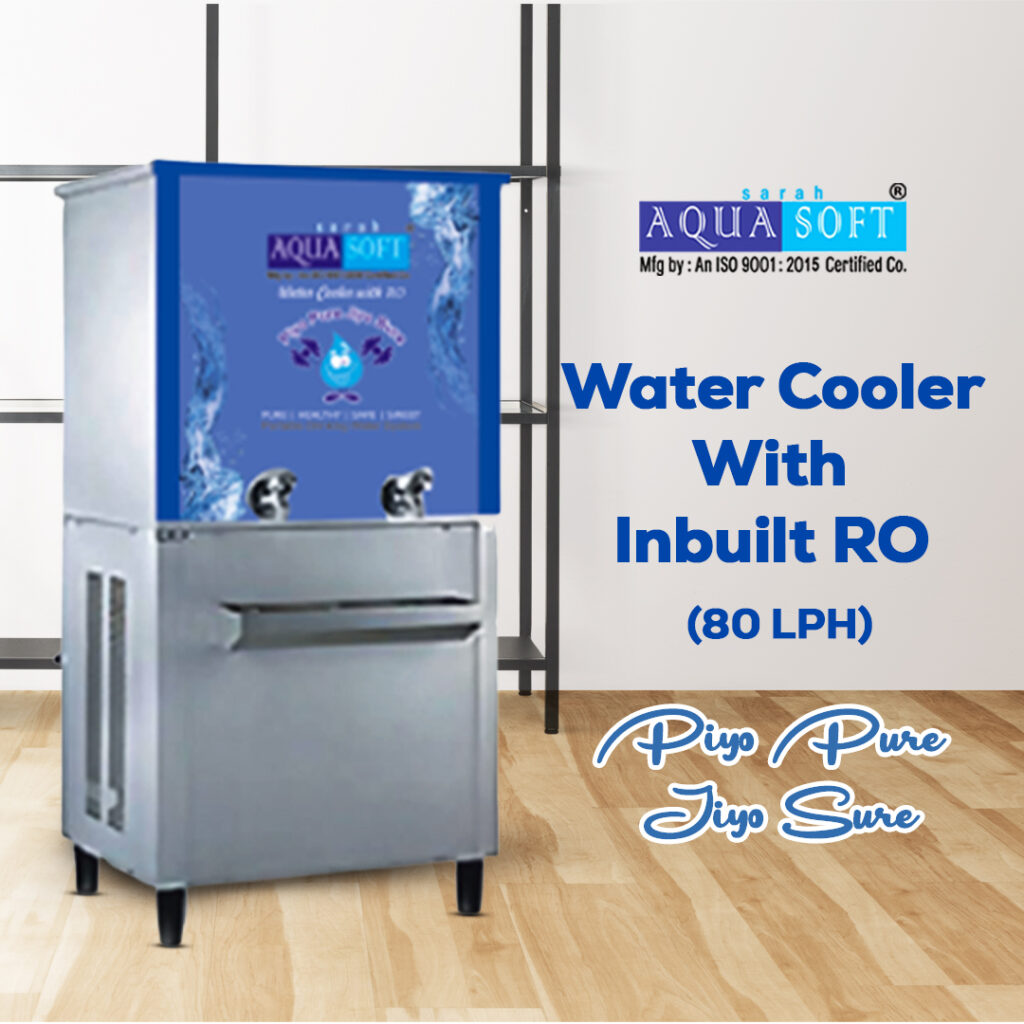 80 LPH Water Cooler with Inbuilt RO Aquasoft